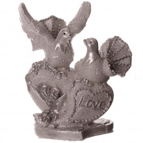 Сватбена фигурка - Гълъби 2 - 12,5см